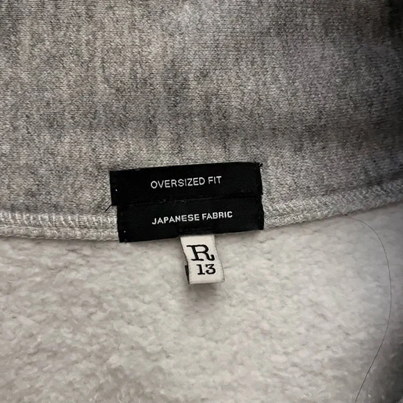 R13 Funnel neck Cropped Popover - Picture 4 of 6